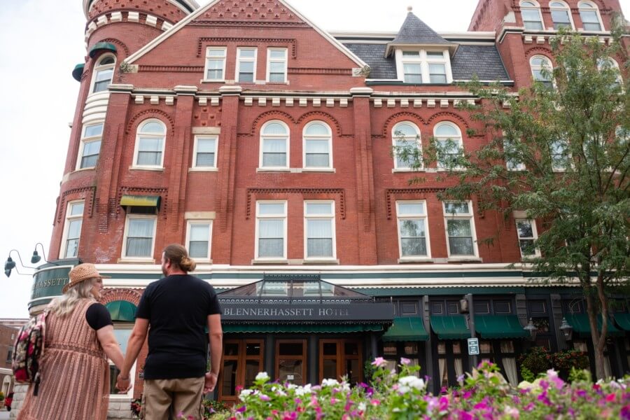 historic Blennerhasset Hotel in Downtown Parkersburg t