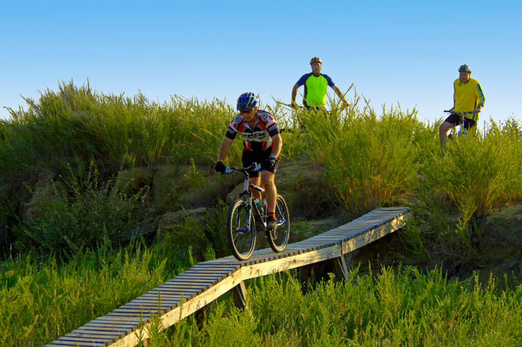 biking at Mountwood park