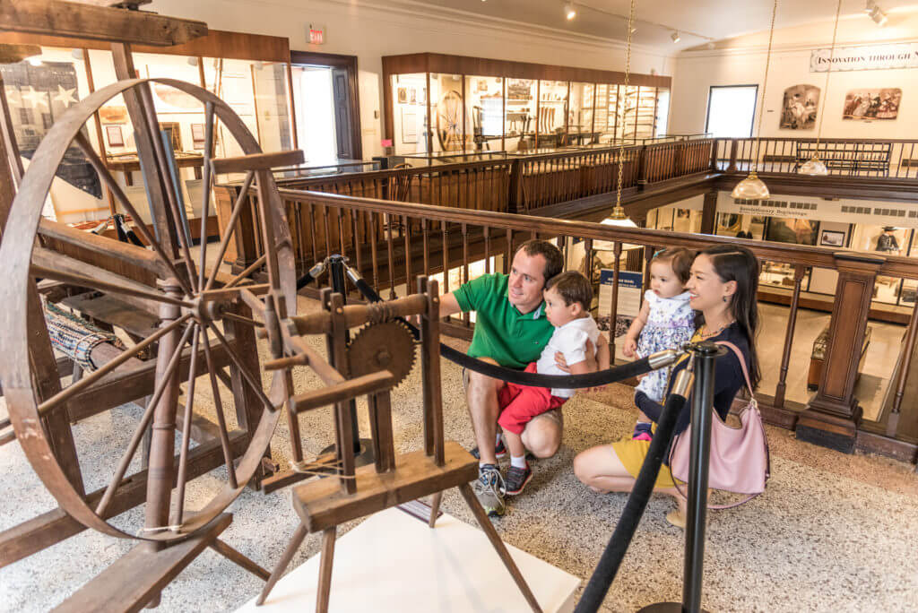 Visiting inside the campus martius museum