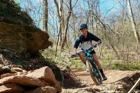 Biking at Marietta Trail Network