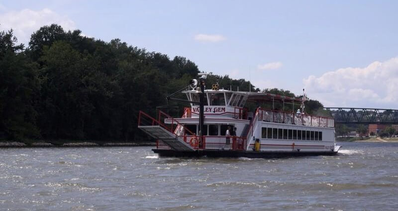 sternwheeler on the river