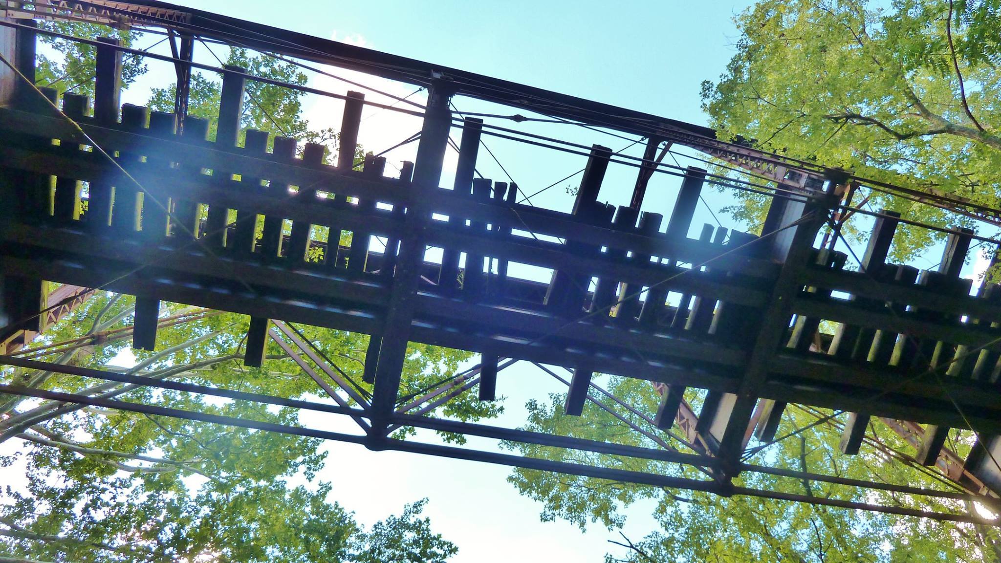 underside shot of bridge