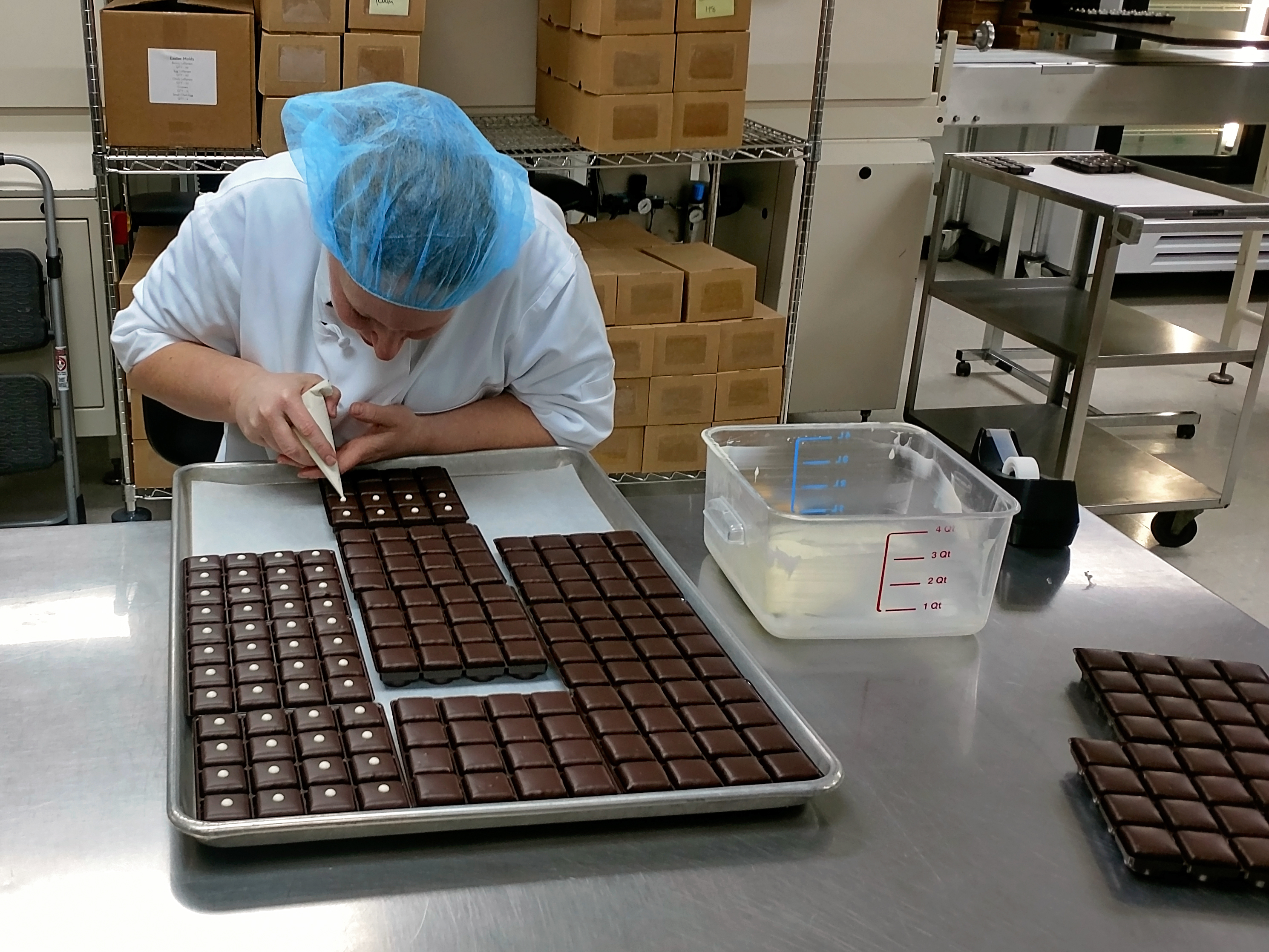 making chocolate