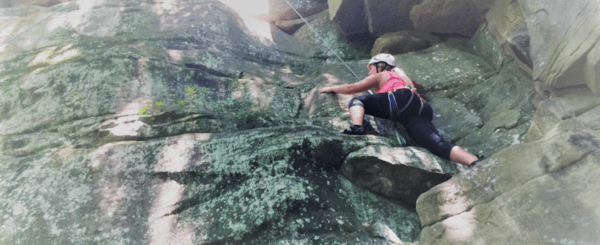 Climbing rocks