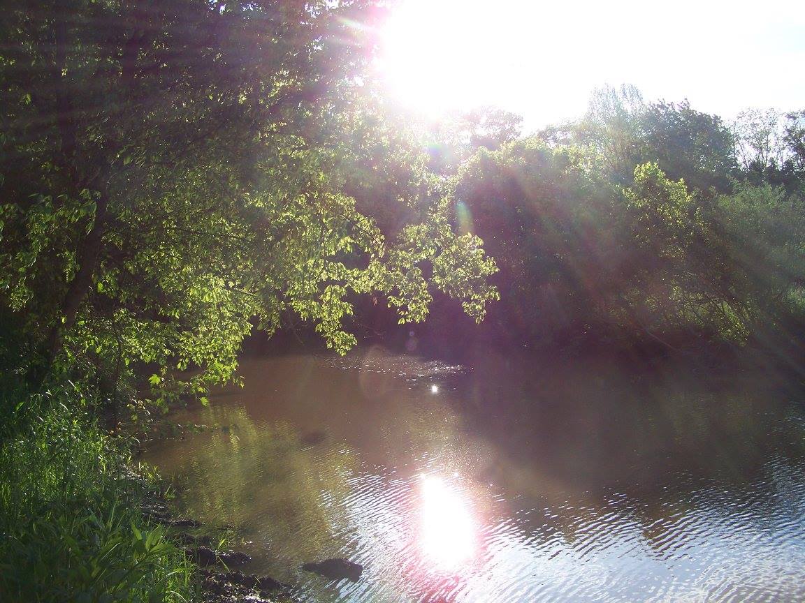 kayaking on a river