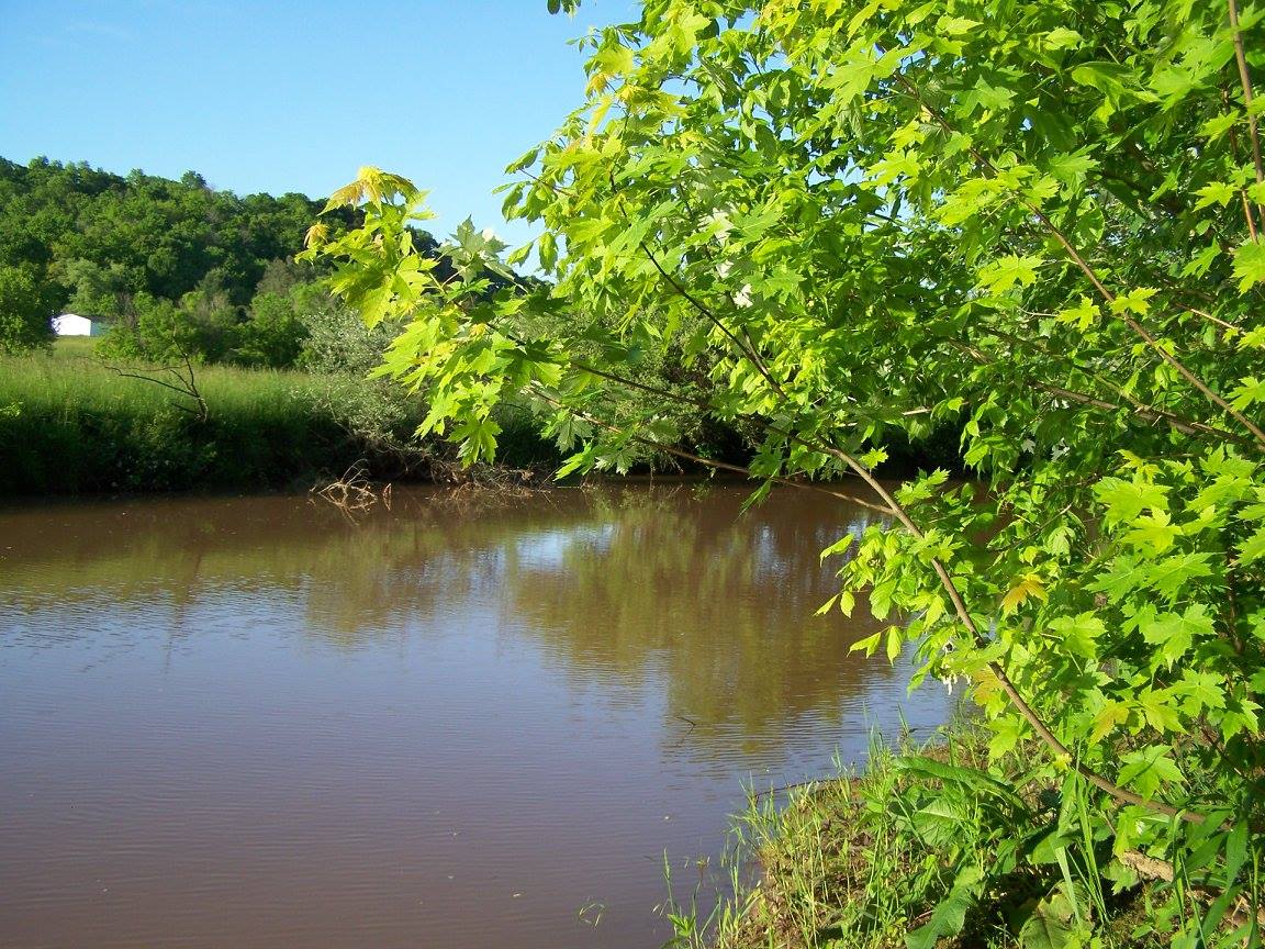 kayaking on a river