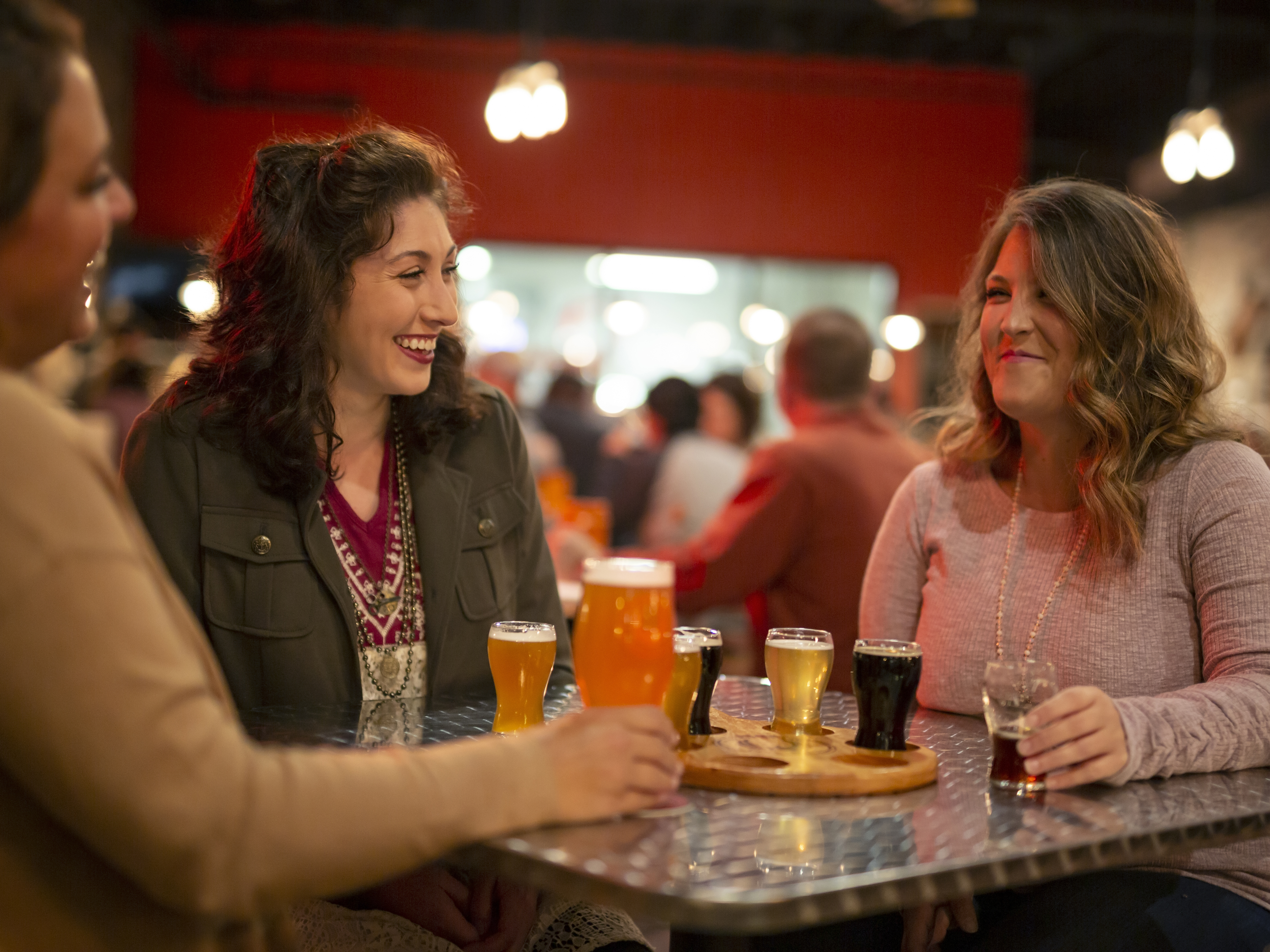 people enjoying beer