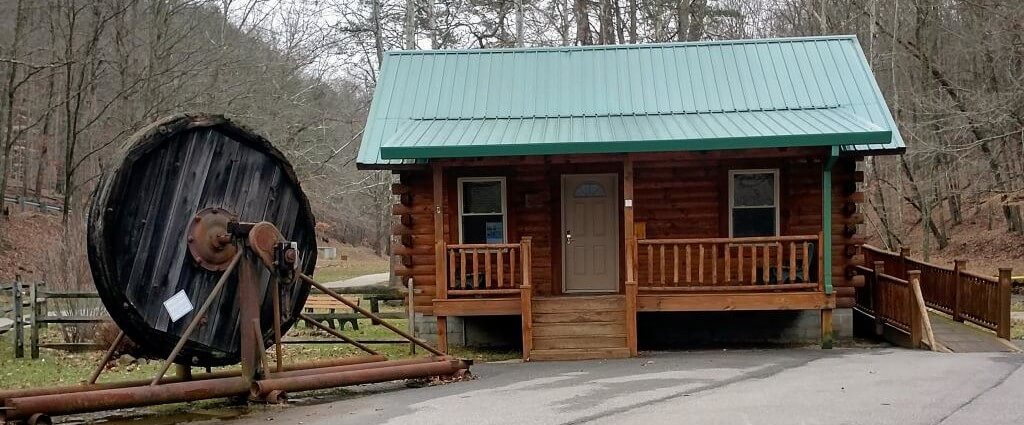 a cabin at mountwood