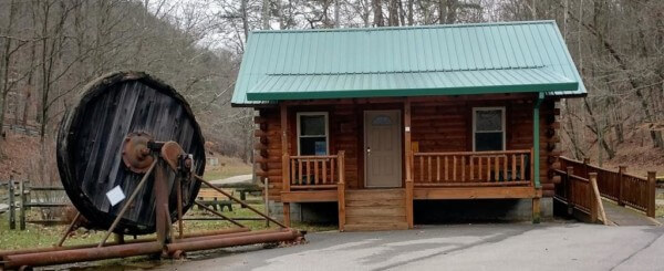 a cabin at mountwood