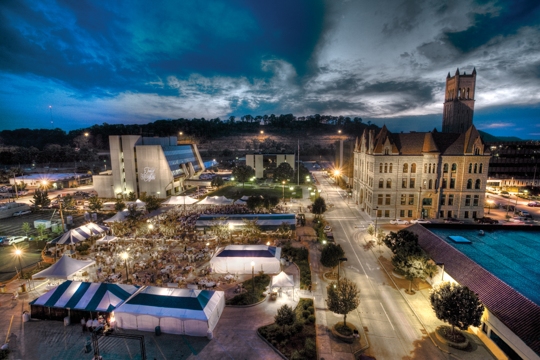 aerial view of Parkersburg WV