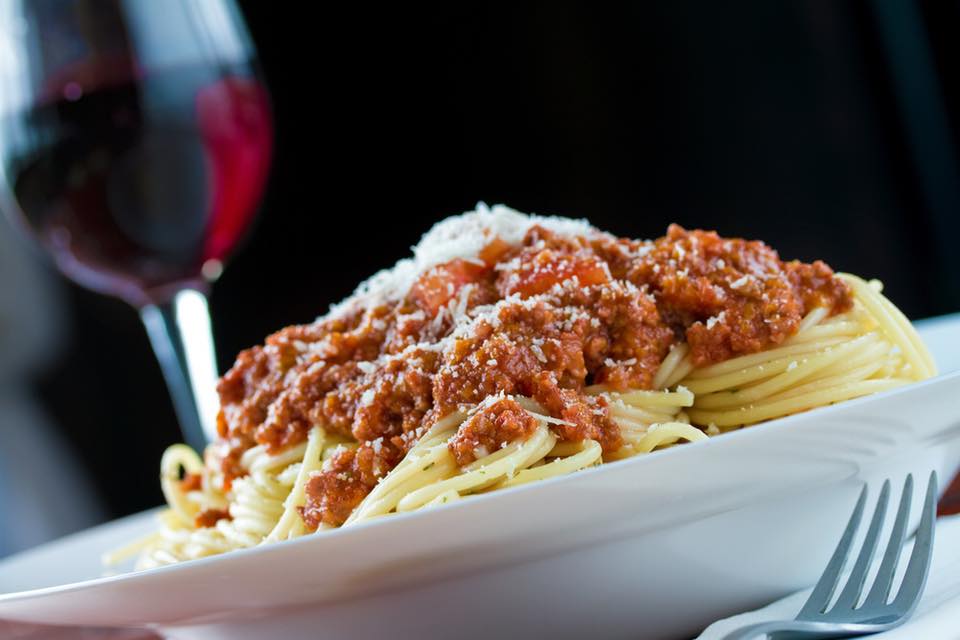 pasta on a plate