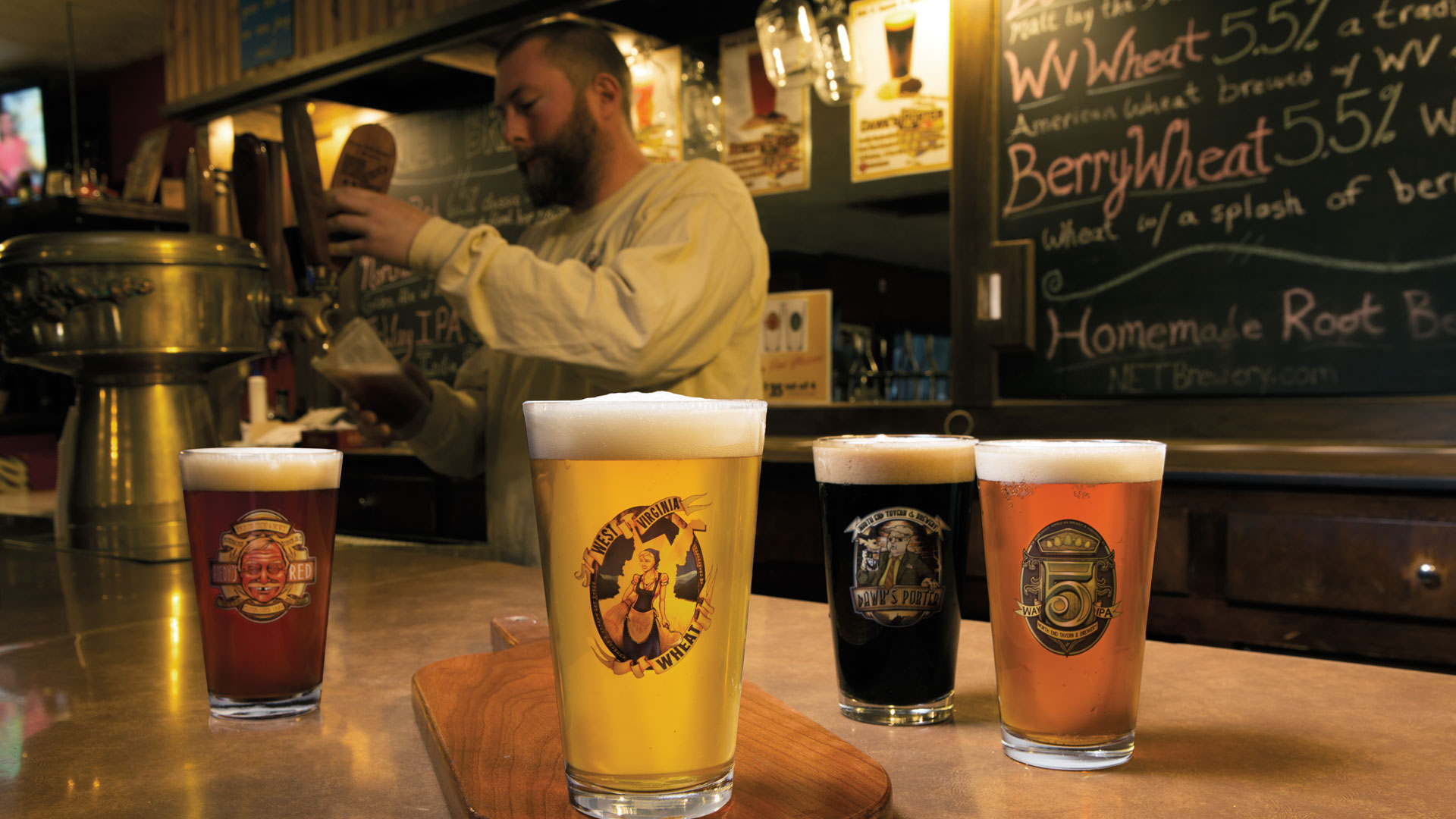 pouring beer