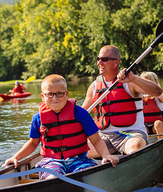 Kayaking with kids