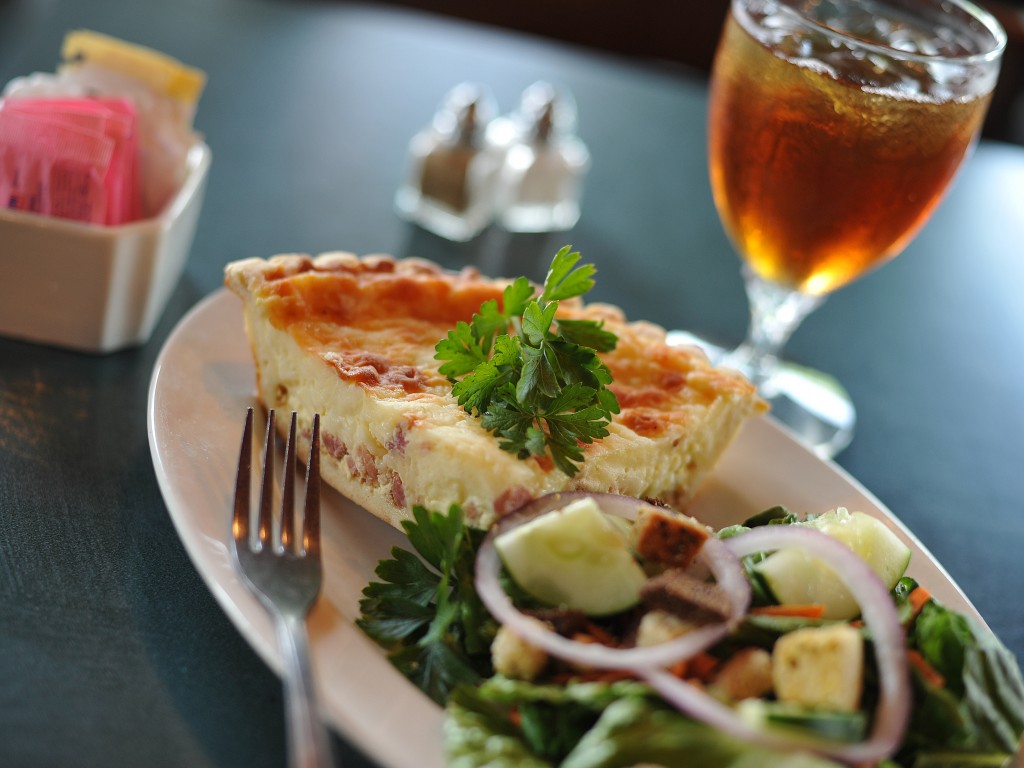 Food on a dish being catered